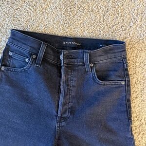 DENIM FORUM - Arlo Hi-Rise Cuff Jeans Size 24